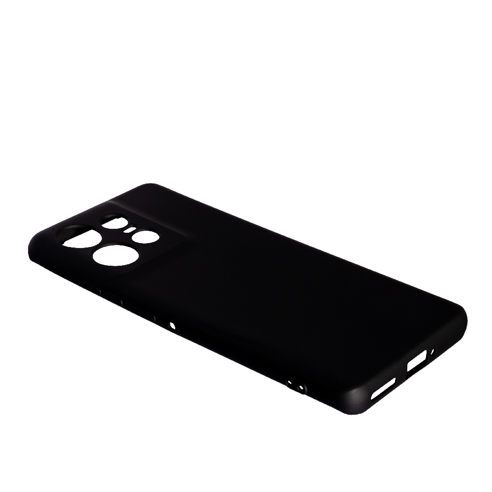 Накладка Silicone case SMTT для Motorola Edge 50 Pro (Black)-1
